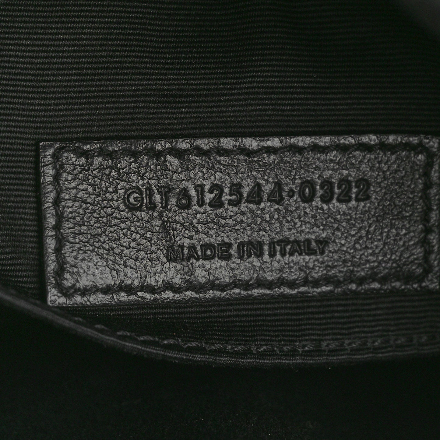 Calfskin Matelasse Monogram Lou Camera Bag Black