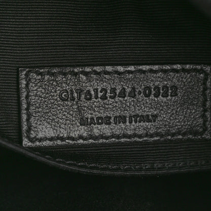 Saint Laurent Calfskin Matelasse Monogram Lou Camera Bag Black 7 of 10