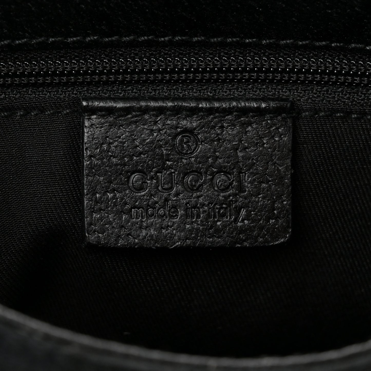 GG Monogram Web Buckle Belt Bag Black