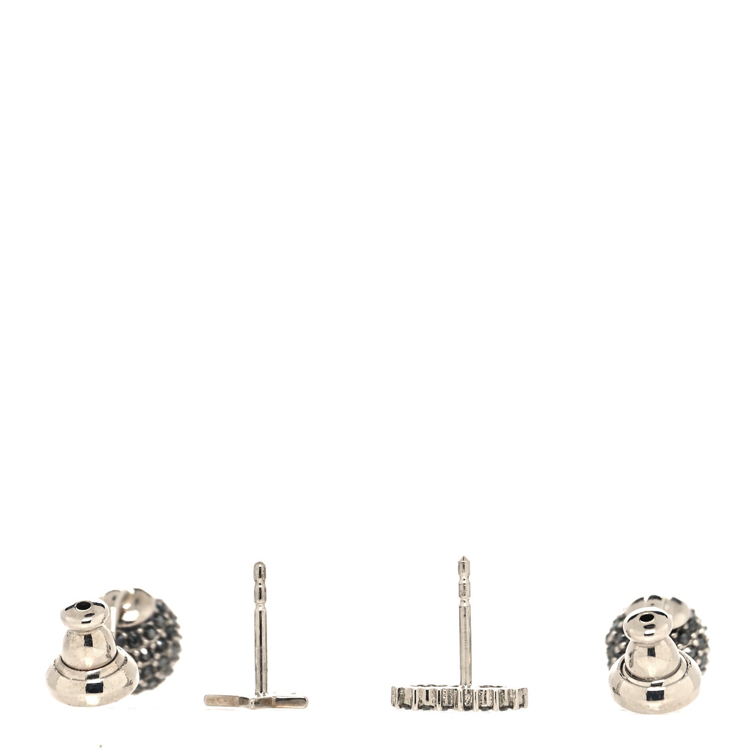 Christian Dior Crystal Star CD La Petite Tribal Earrings Silver 3 of 4