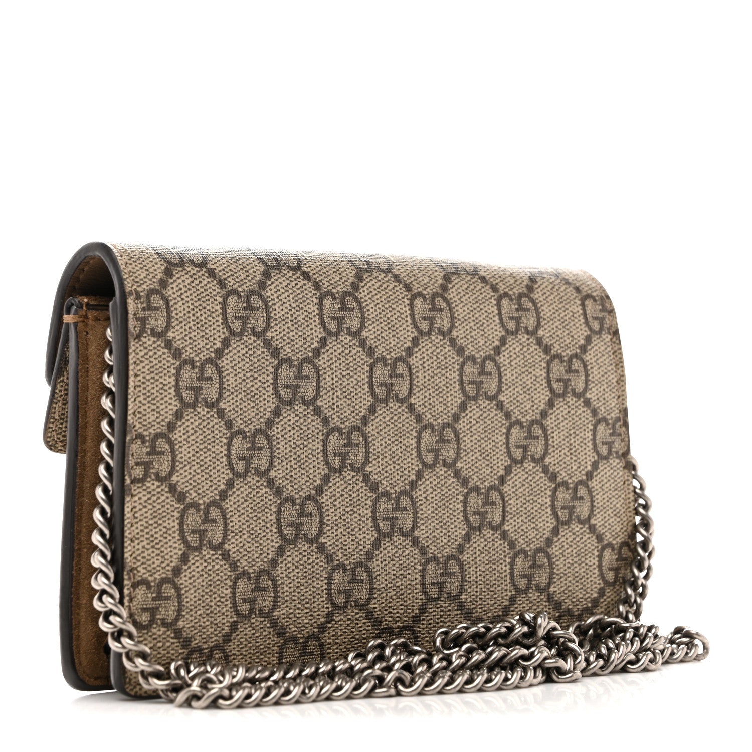 Gucci GG Supreme Monogram Super Mini Dionysus Shoulder Bag Taupe 3 of 12