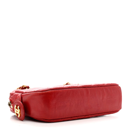 Chanel Lambskin Quilted Camera Case Red 4 of 16
