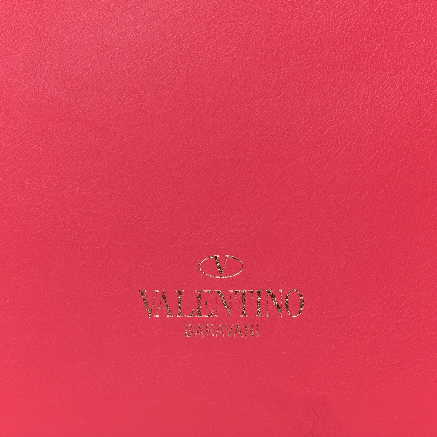 Vitello Rockstud Shoulder Tote Pop Fuxia