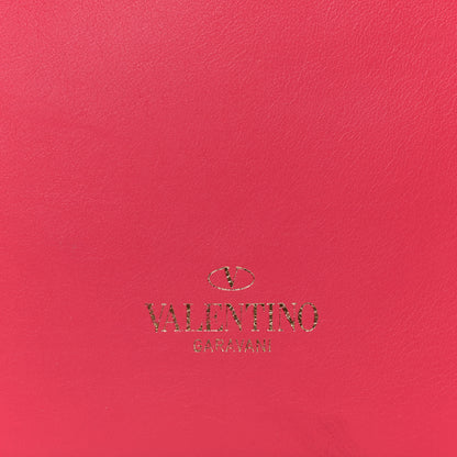 Valentino Garavani Vitello Rockstud Shoulder Tote Pop Fuxia 10 of 13