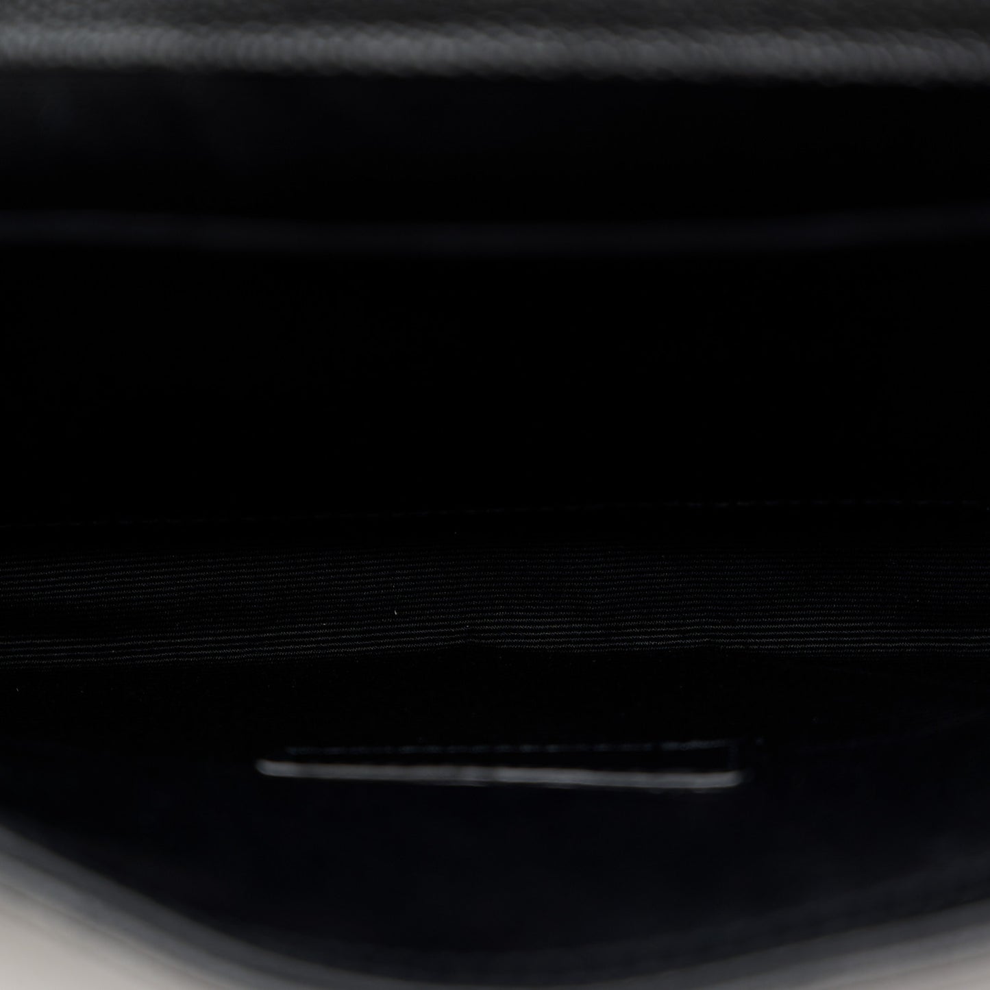 Grain De Poudre Textured Mixed Matelasse Triquilt Monogram Clutch Black