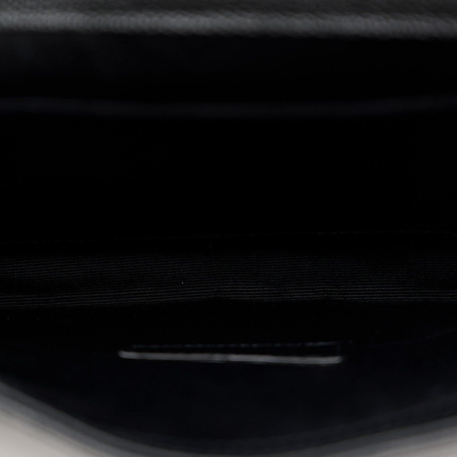 Saint Laurent Grain De Poudre Textured Mixed Matelasse Triquilt Monogram Clutch Black 5 of 11