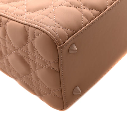 Christian Dior Ultra Matte Calfskin Cannage Medium Lady Dior Beige 8 of 9