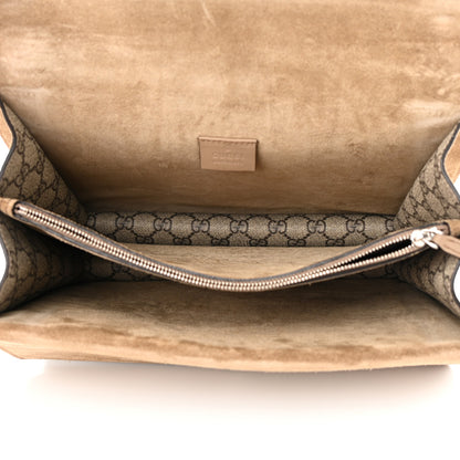 Gucci GG Supreme Monogram Medium Dionysus Shoulder Bag Taupe 5 of 16