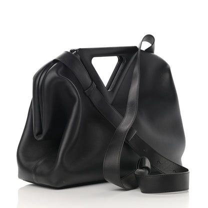 Bottega Veneta Calfskin Large The Point Triangle Bag Black 3 of 10
