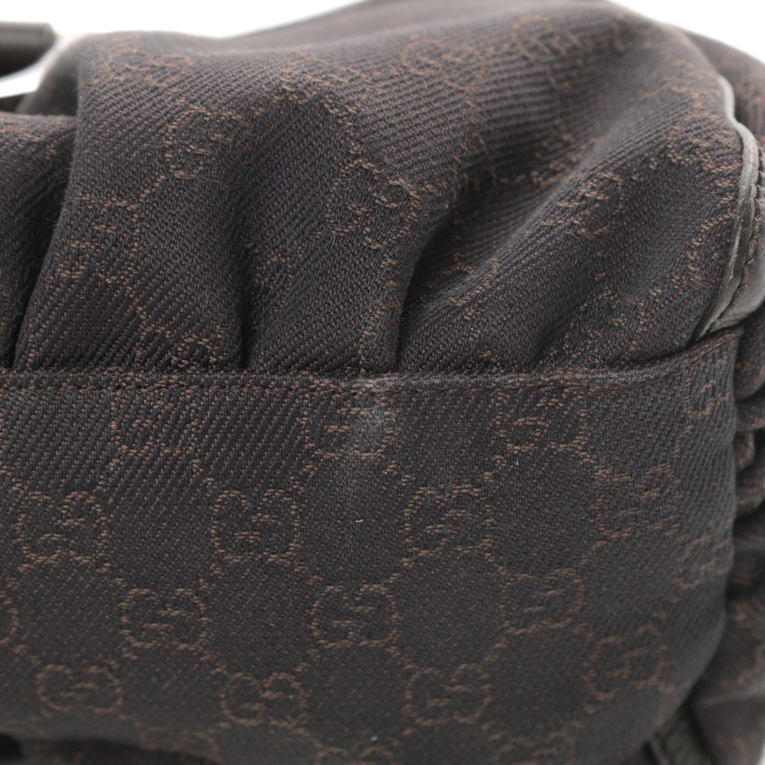 Gucci Monogram D Ring Hobo Dark Brown 11 of 12