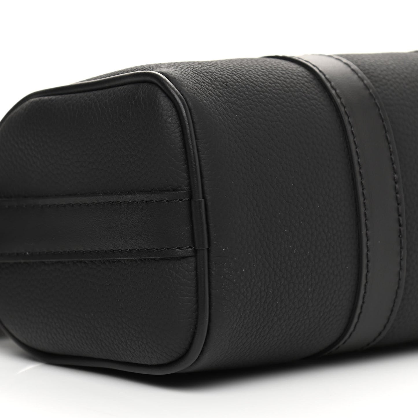 Grained Calfskin Aerogram Keepall XS Black