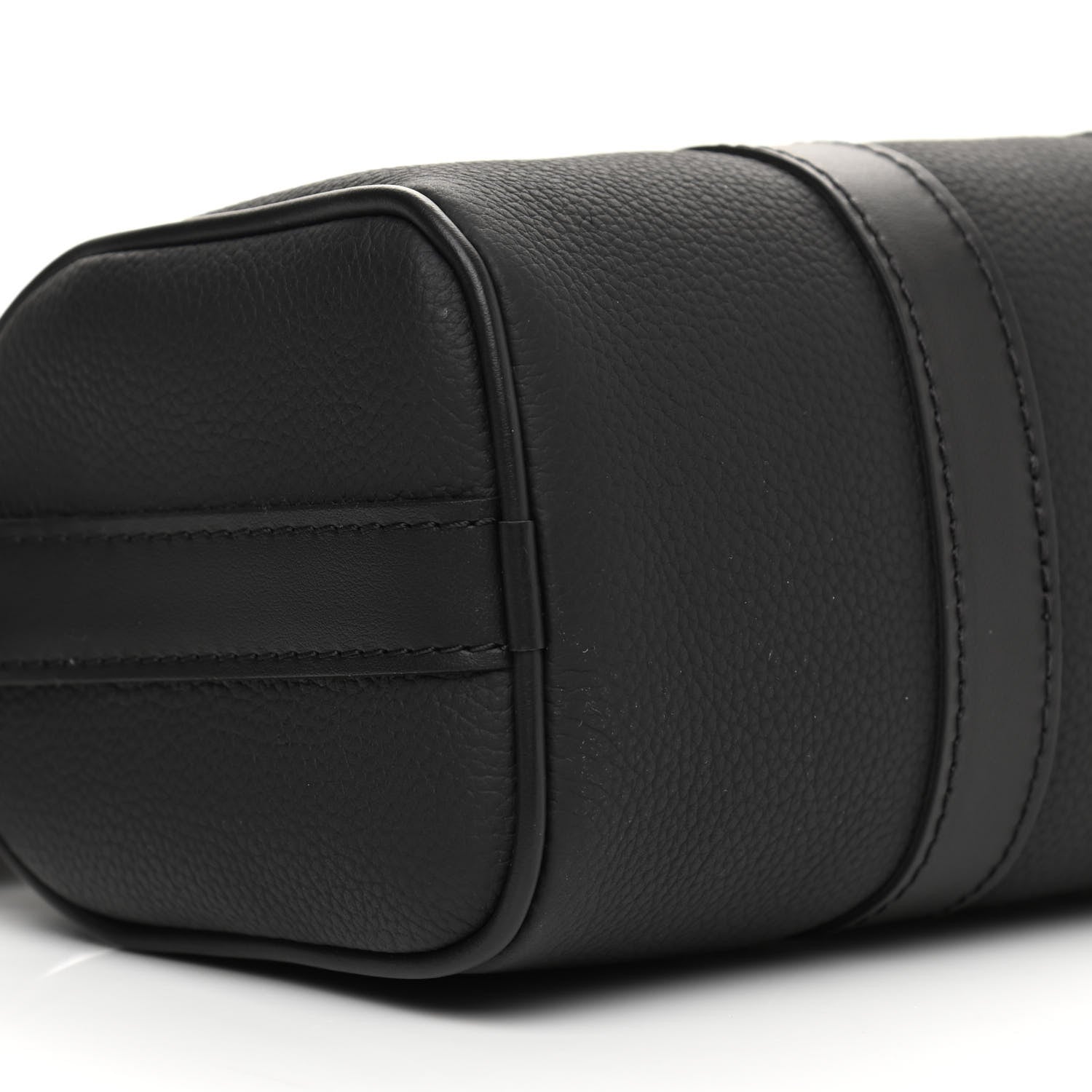 Louis Vuitton Grained Calfskin Aerogram Keepall XS Black 8 of 9