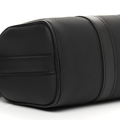 Louis Vuitton Grained Calfskin Aerogram Keepall XS Black 8 of 9