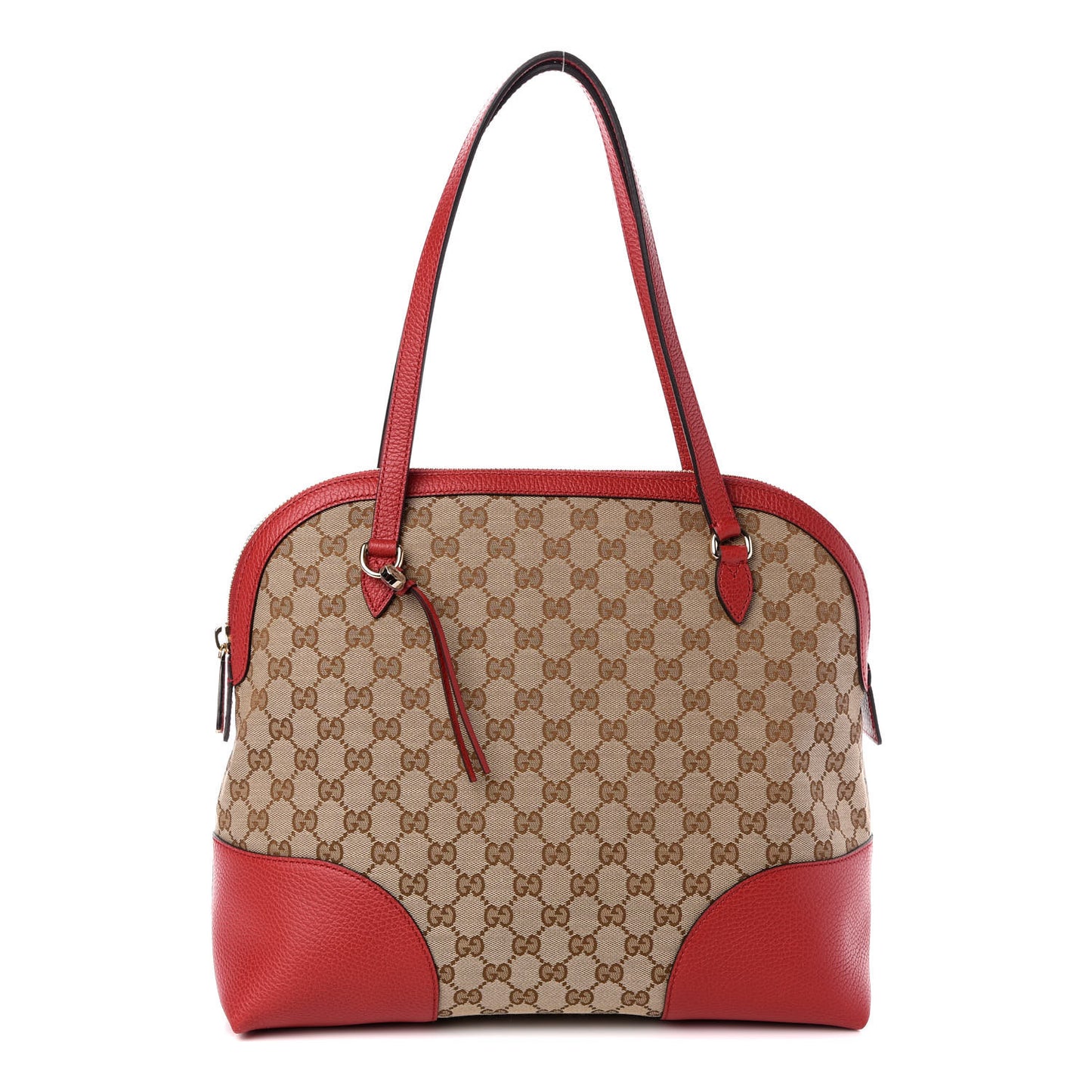 Monogram Medium Bree Shoulder Bag Red