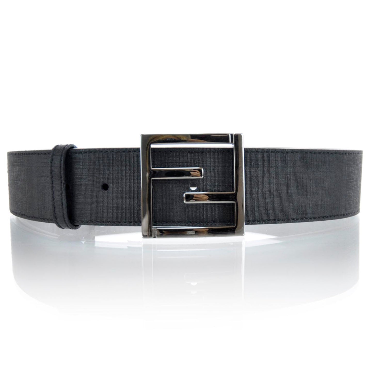 Zucca Spalmati FF Buckle Belt 85 34 Grey