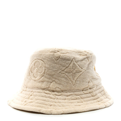 Louis Vuitton Cotton Jacquard Monogram LVacation Reversible Hat M White 4 of 8