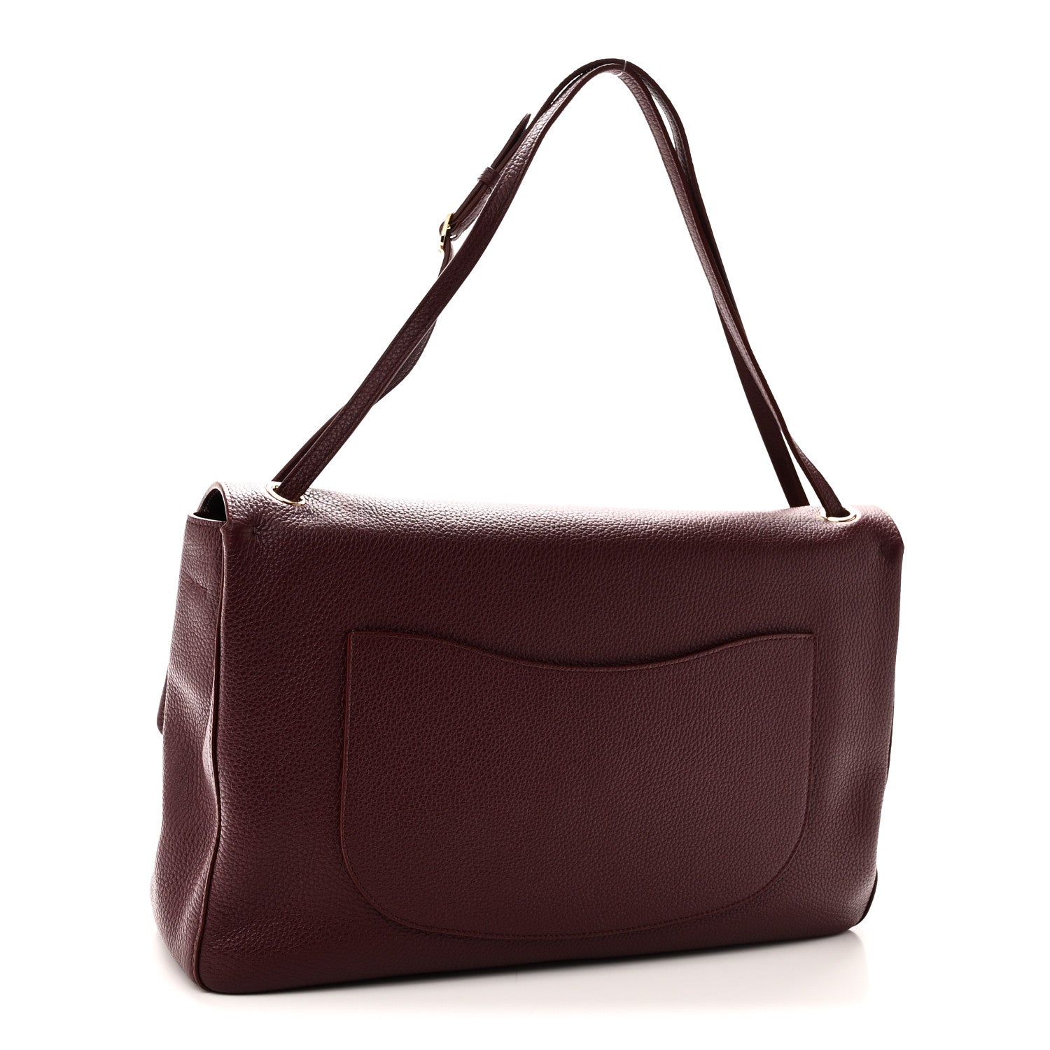 Chanel Grained Calfskin Small Souplissimo Maxi Flap Burgundy 3 of 11