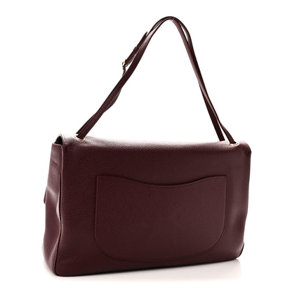 Chanel Grained Calfskin Small Souplissimo Maxi Flap Burgundy 3 of 11