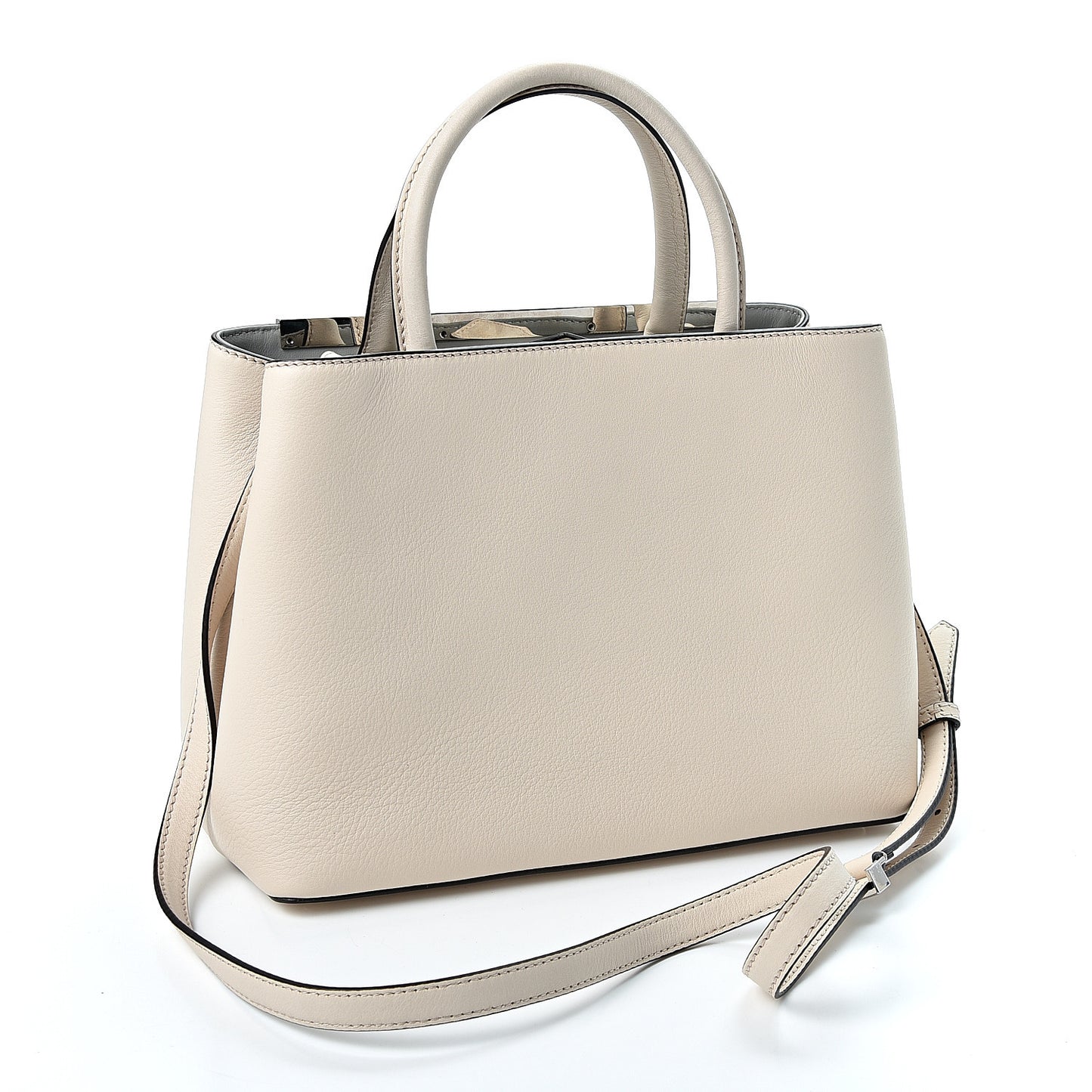 Vitello Dolce Century Petite 2Jours Tote Camelia Ghiaccio