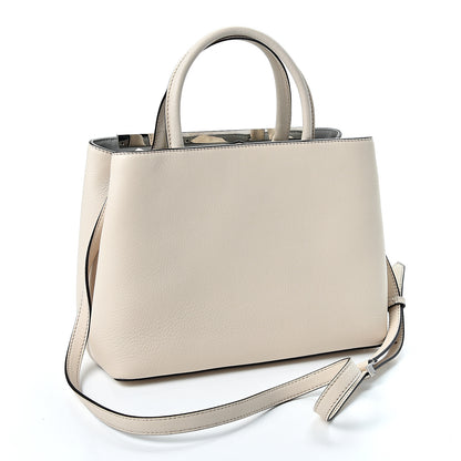 Fendi Vitello Dolce Century Petite 2Jours Tote Camelia Ghiaccio 2 of 8