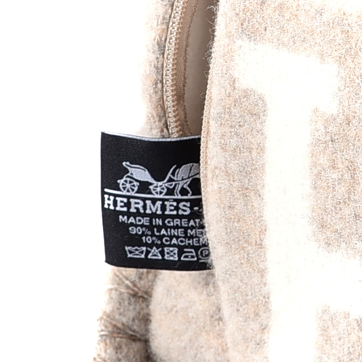 Hermes Wool Cashmere Avalon III Pillow PM Coco Camomille 3 of 3