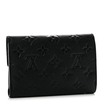 Louis Vuitton Empreinte Compact Curieuse Wallet Black 3 of 10