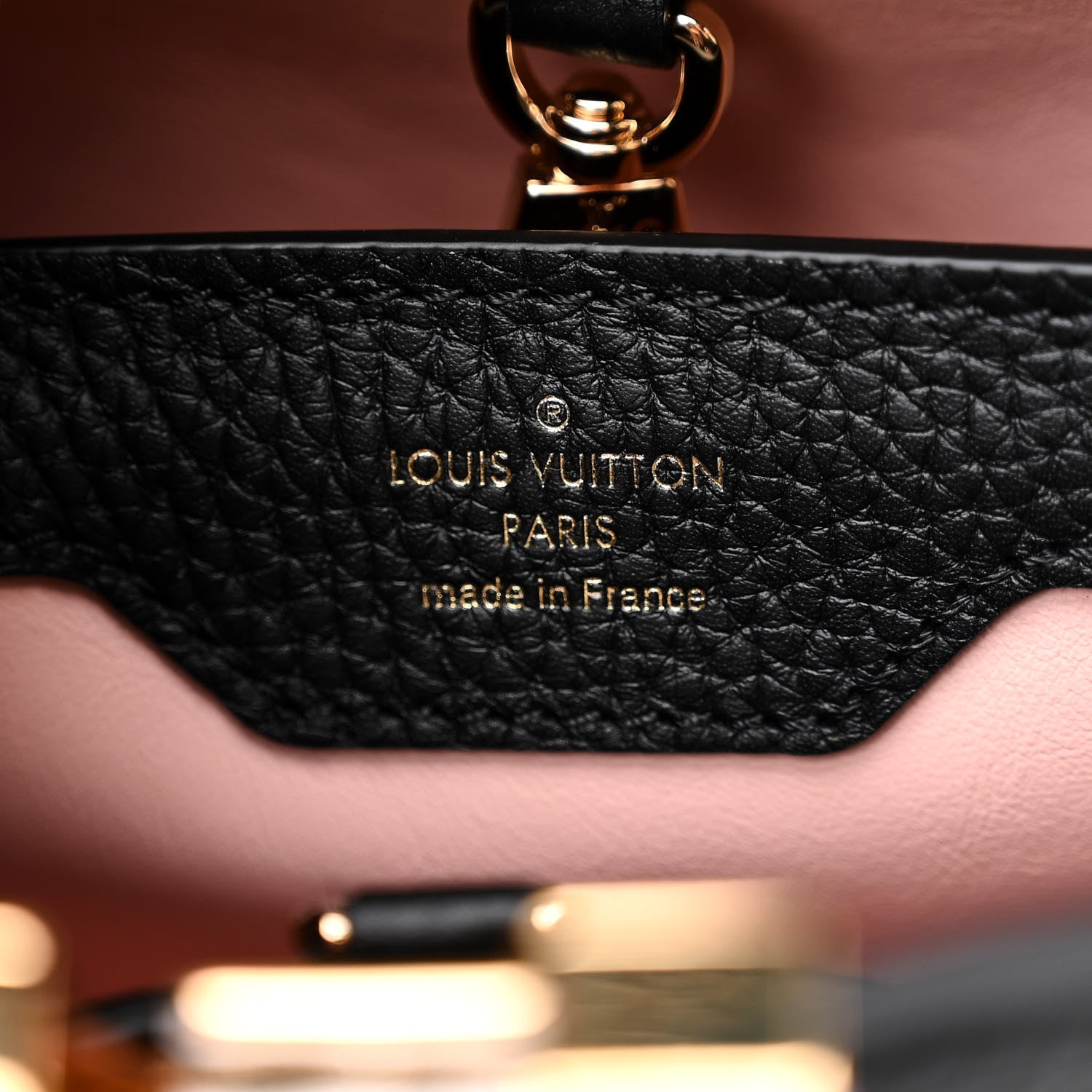 Louis Vuitton Taurillon Capucines PM Rainbow Black 6 of 12