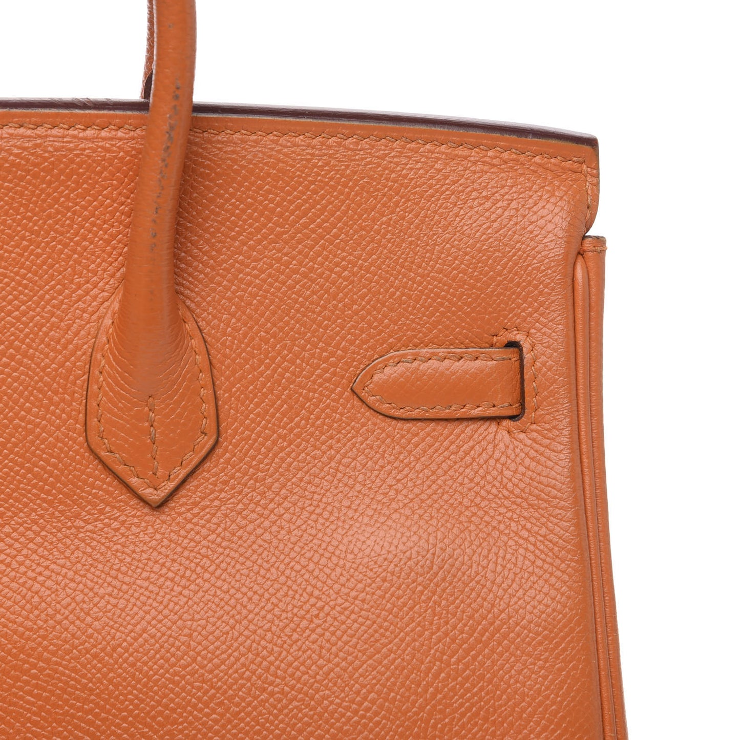 Epsom Birkin 25 Orange