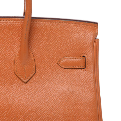 Hermes Epsom Birkin 25 Orange 30 of 31