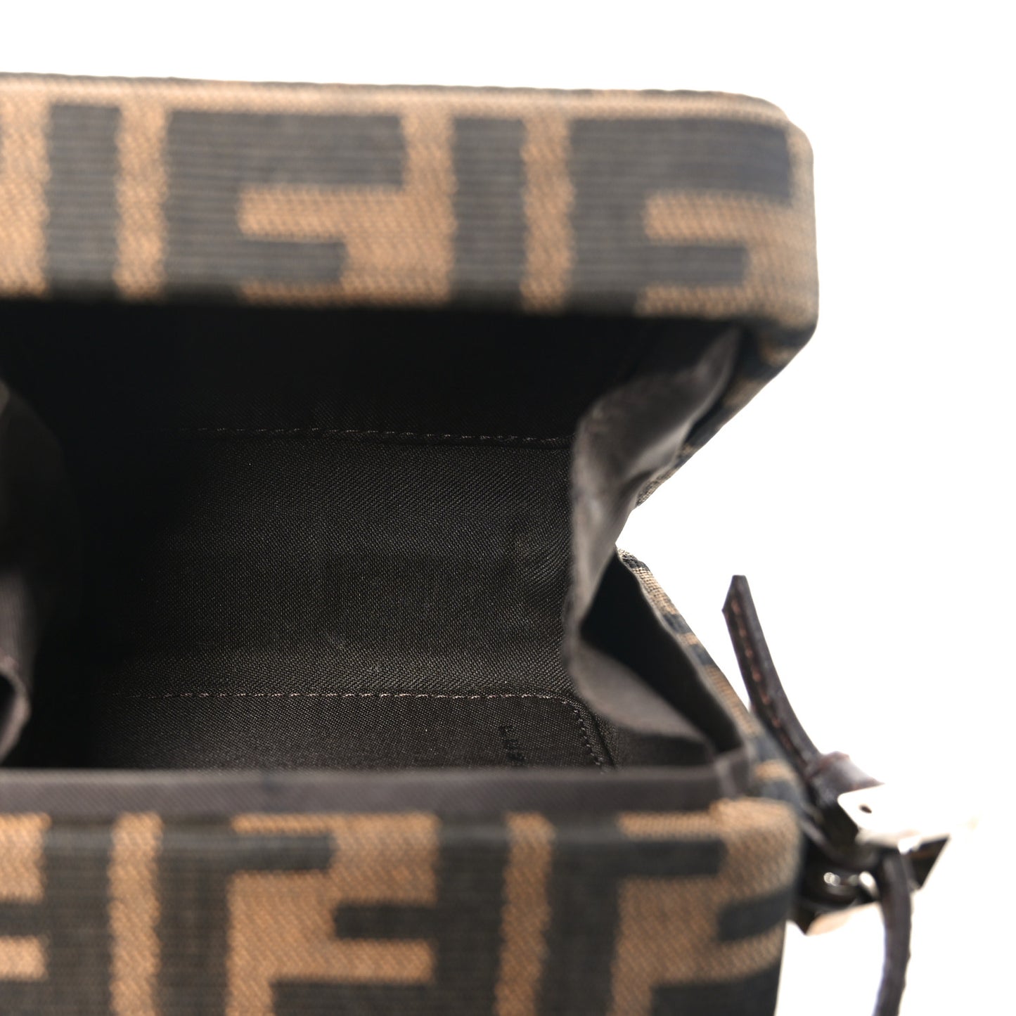 Zucca Mini Baguette Box Bag Tobacco Black