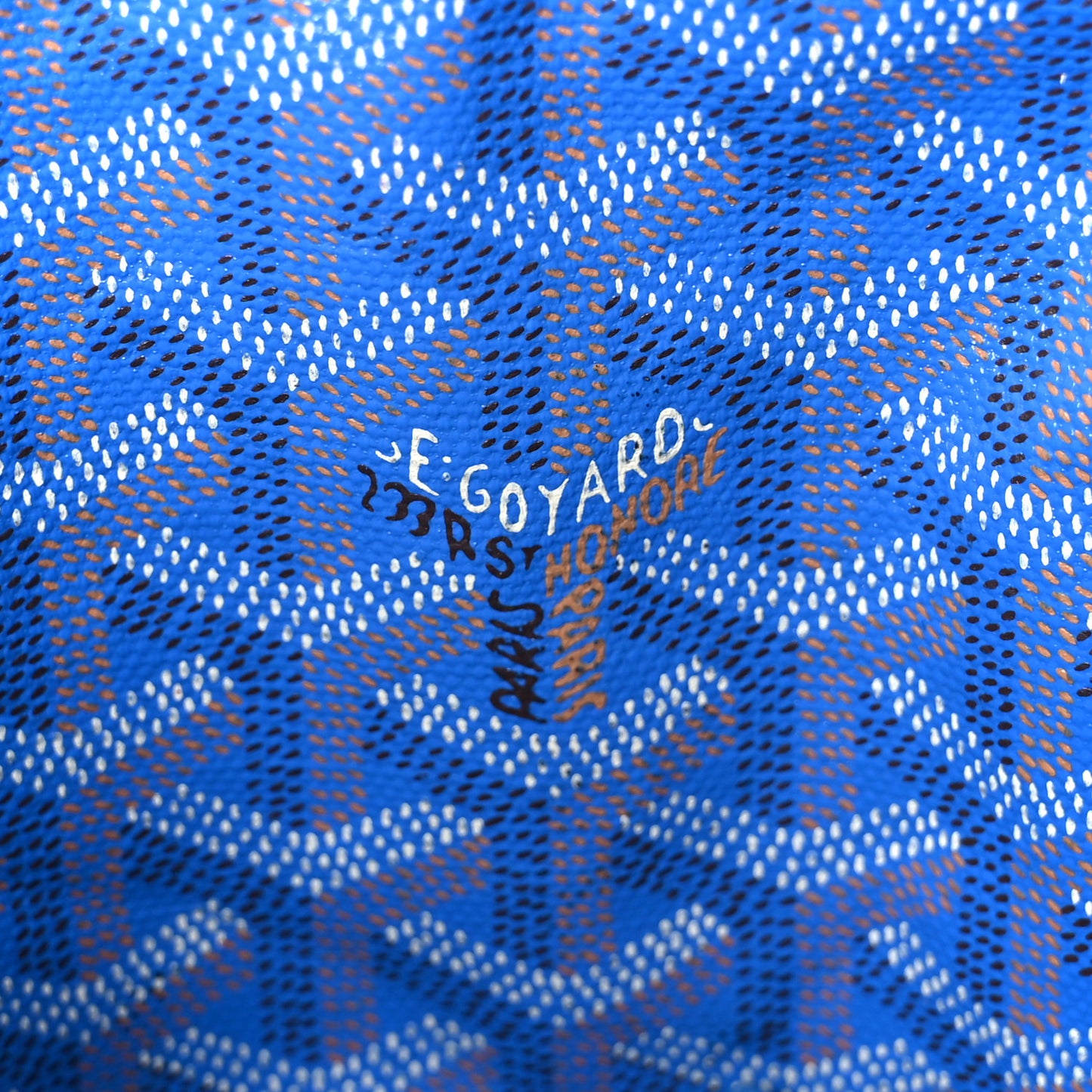 Goyardine Reversible Mini Anjou Sky Blue