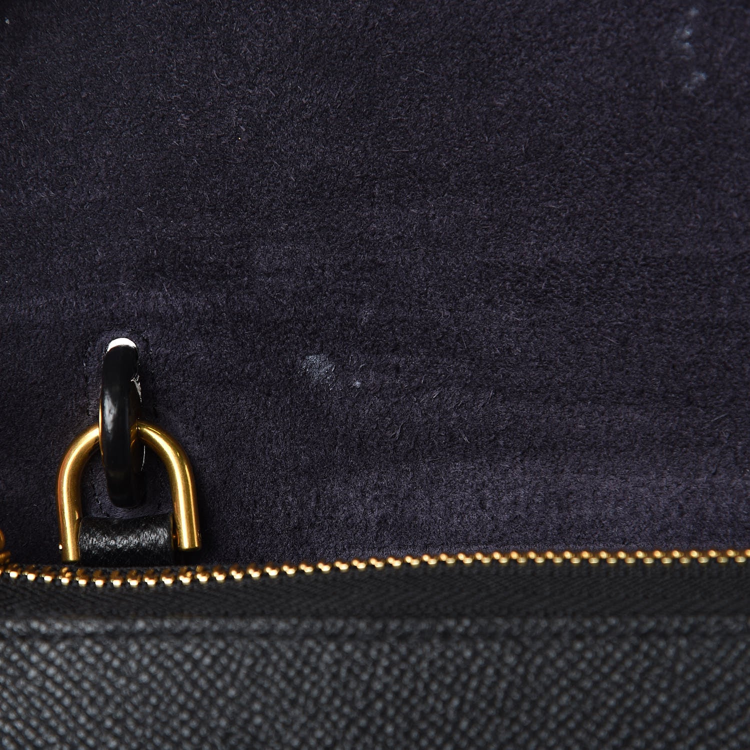 Celine Grained Calfskin Micro Belt Bag Black 12 of 12