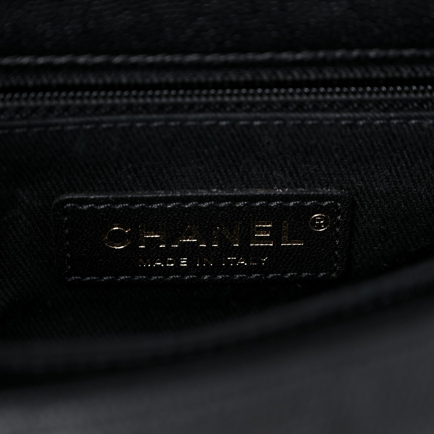 Chanel Caviar Lizard Embossed Quilted Mini Coco Handle Flap Black 10 of 20