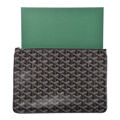 Goyard Goyardine Senat Pochette MM Black 9 of 9