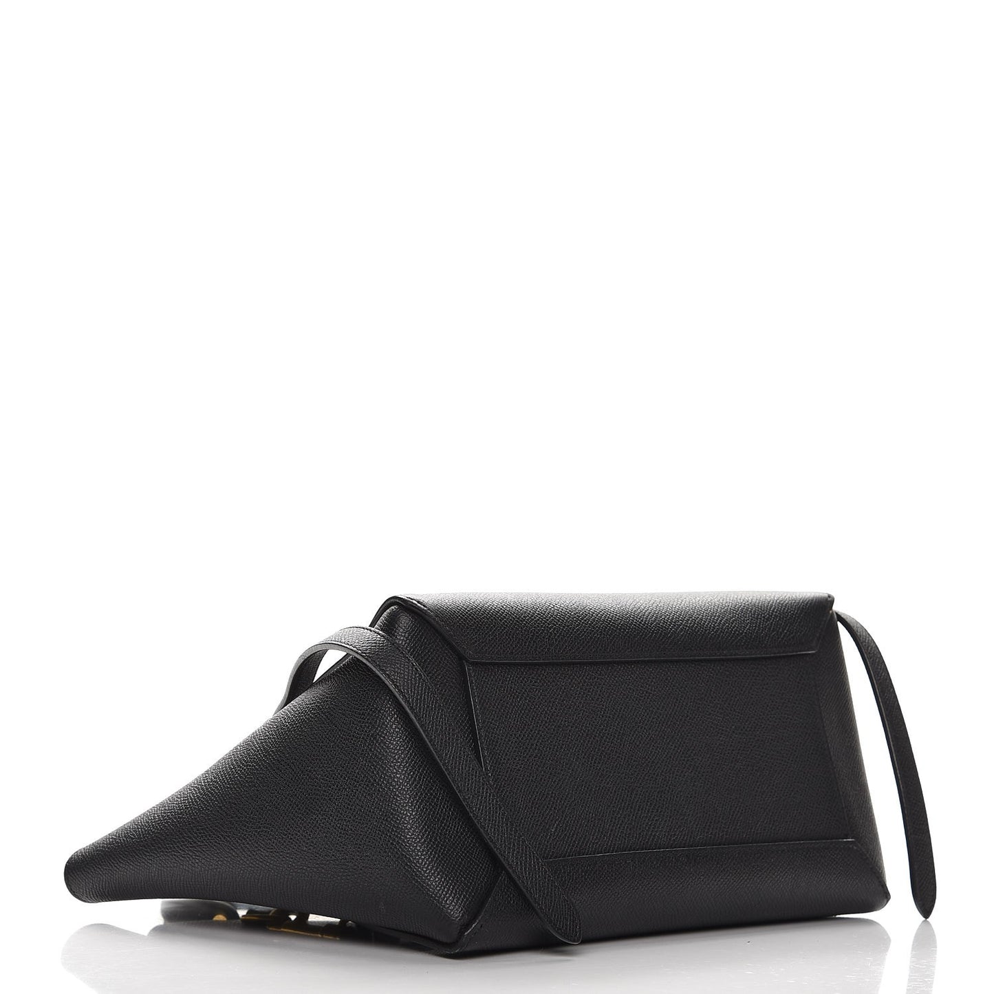 Grained Calfskin Micro Belt Bag Black