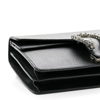 Gucci Pebbled Calfskin Small Dionysus Shoulder Bag Black 9 of 13