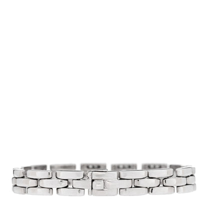 Cartier 18K White Gold Diamond Maillon Panthere Link Bracelet 3 of 5