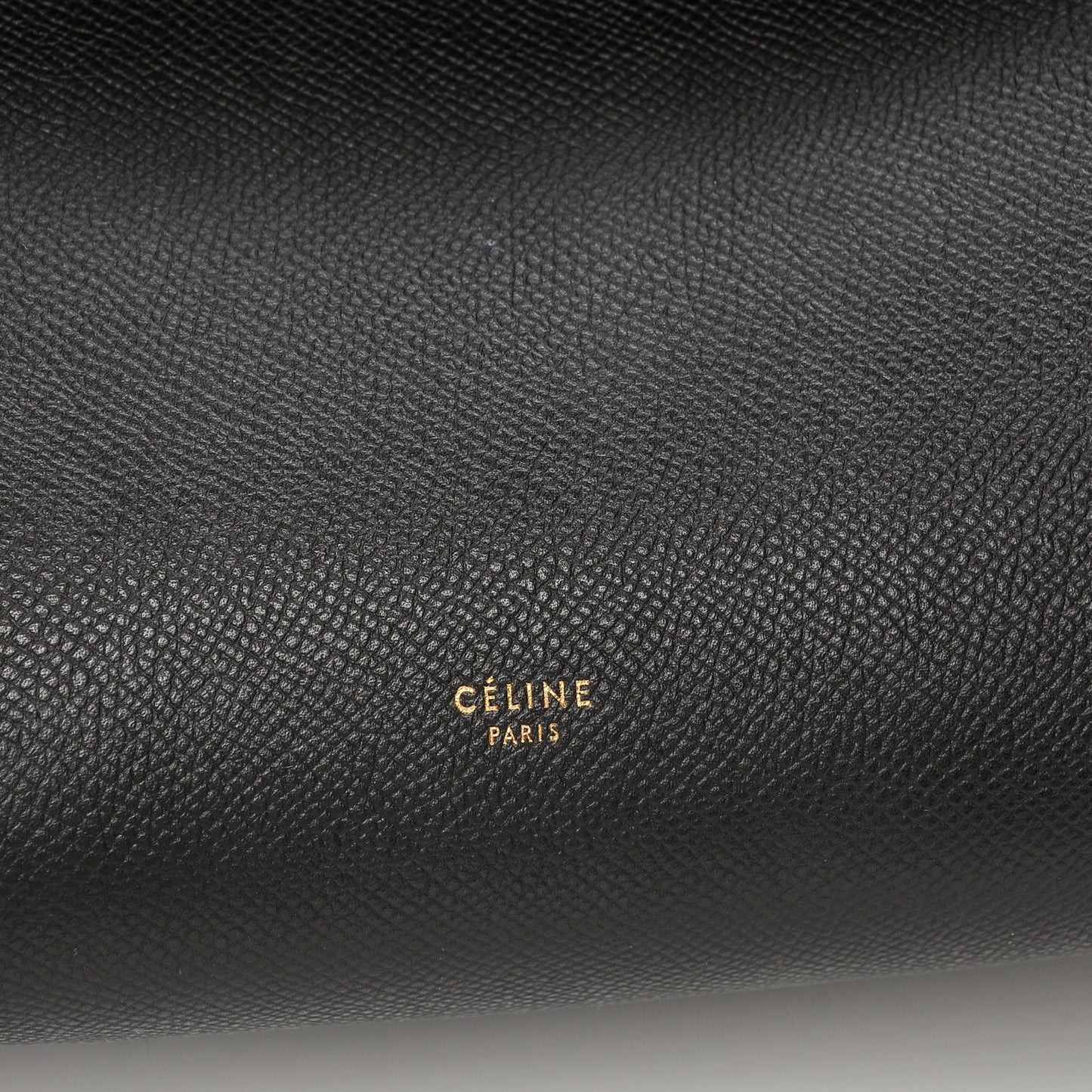 Grained Calfskin Mini Belt Bag Black
