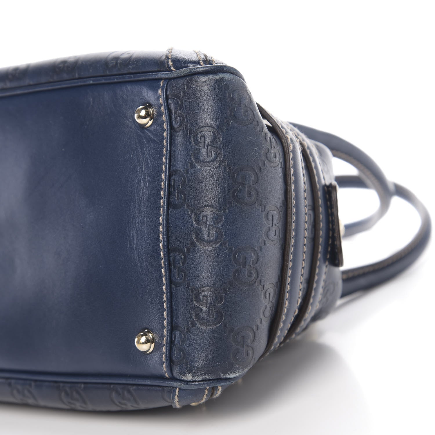 Gucci Monogram Medium Wave Boston Navy 8 of 10