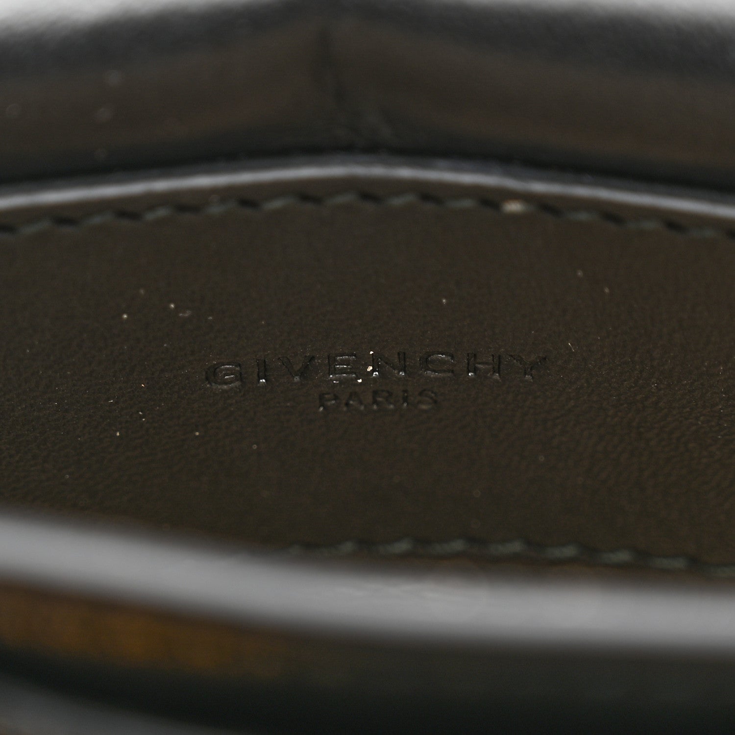 Givenchy Goatskin GV3 Pocket Nano Pouch Black 6 of 7