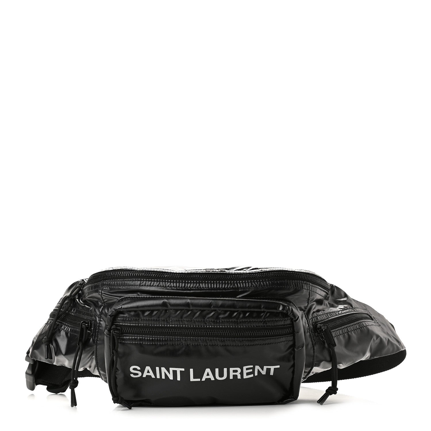 Saint Laurent Nylon Logo Ripstop Body Belt Bag Black 1 of 9