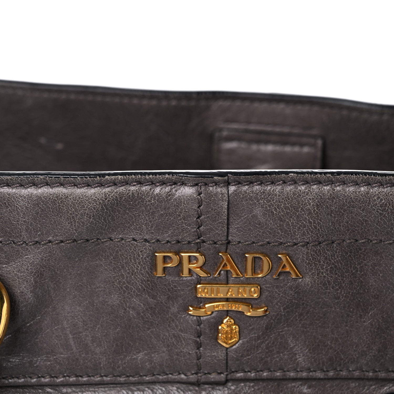 Prada Glace Calf Front Pocket Tote Astrale 25 of 33
