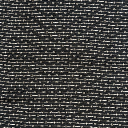Chanel Silk CC Logo Scarf Black White 2 of 3