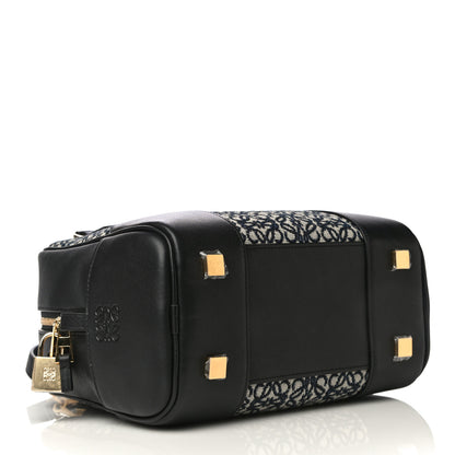Loewe Jacquard Anagram Calfskin Amazona 19 Black Navy 7 of 17