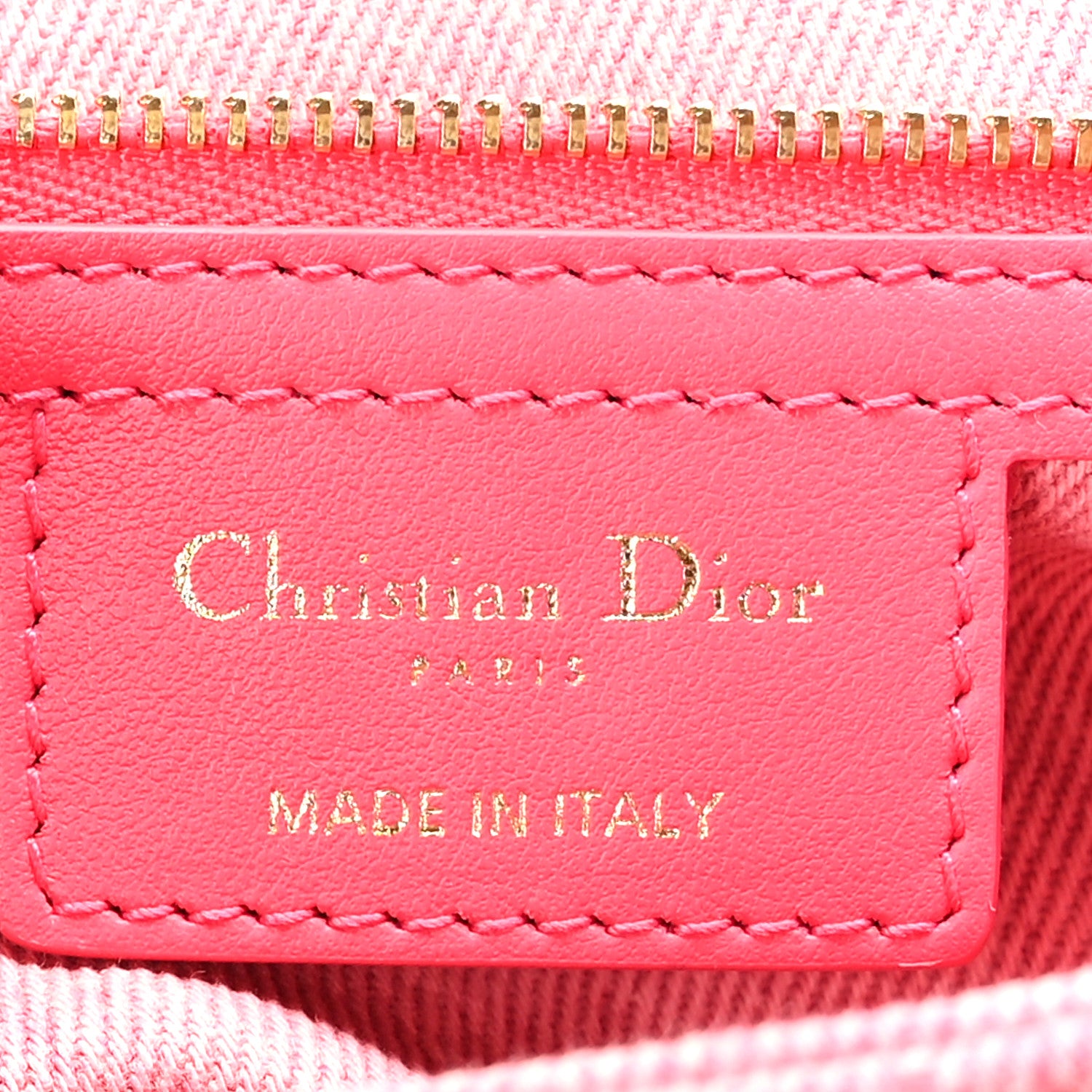 Christian Dior Denim Macrocannage Medium Caro Bag Fuchsia Multicolor 6 of 9