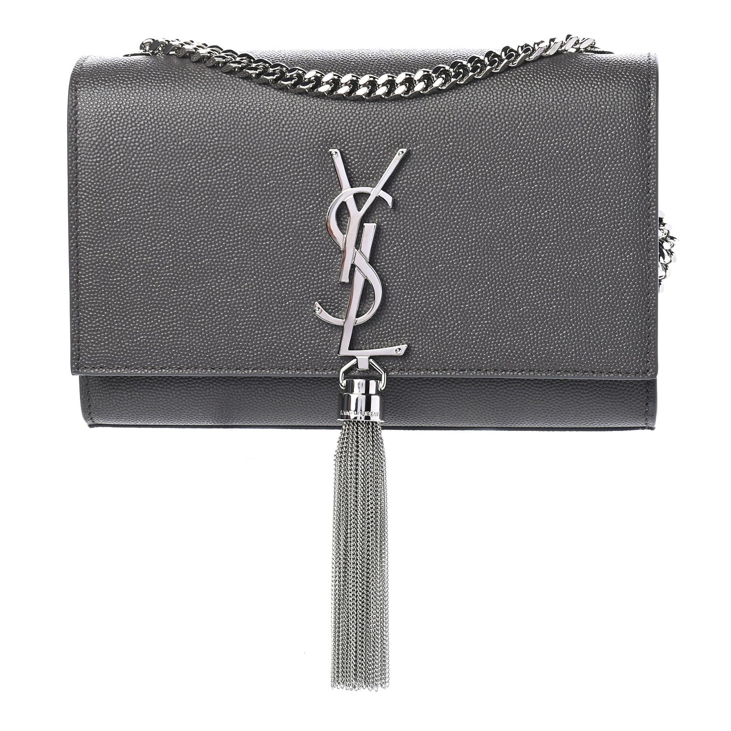 Grain De Poudre Small Classic Monogram Kate Tassel Satchel Earth