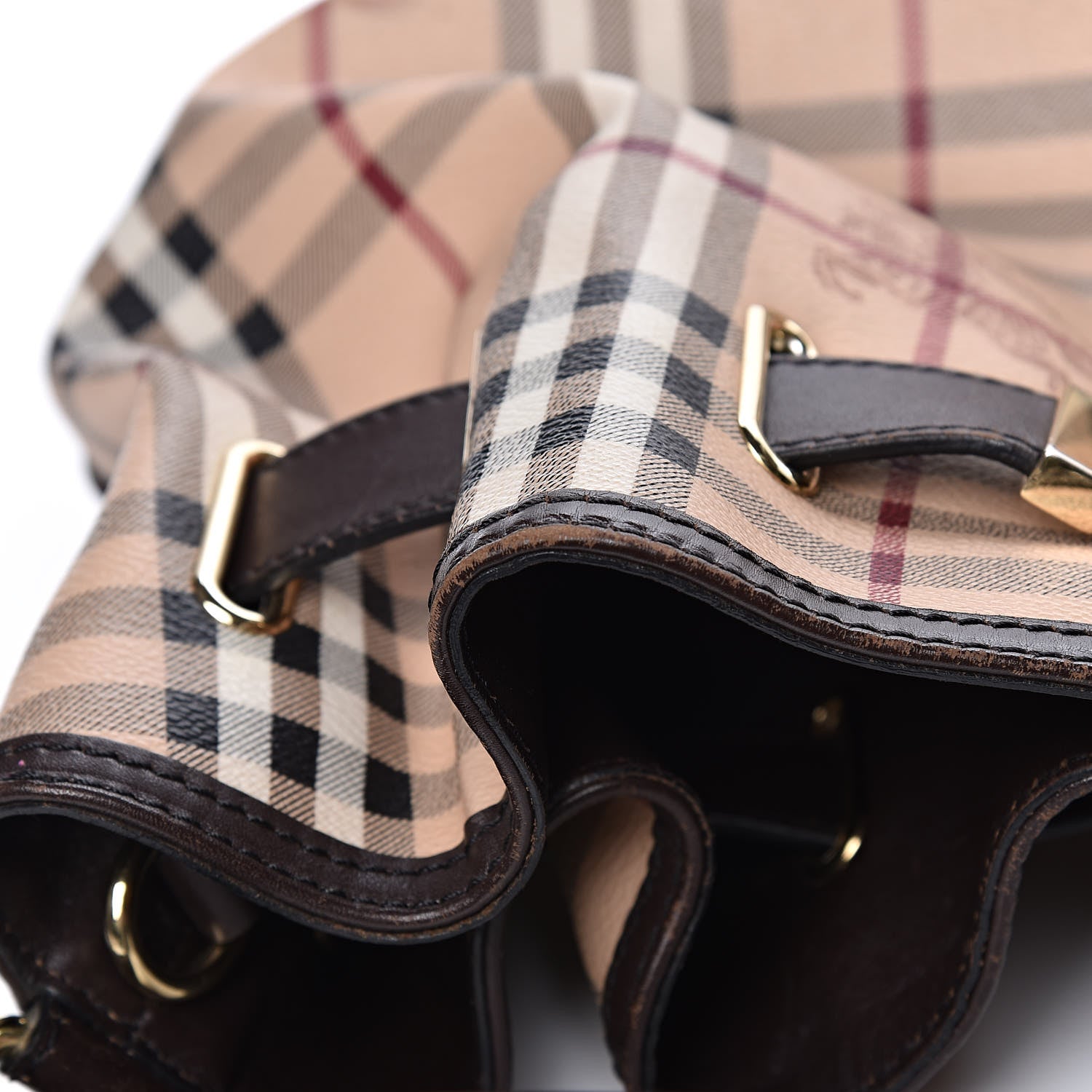 Burberry Haymarket Check Medium Willenmore Hobo Chocolate 9 of 18