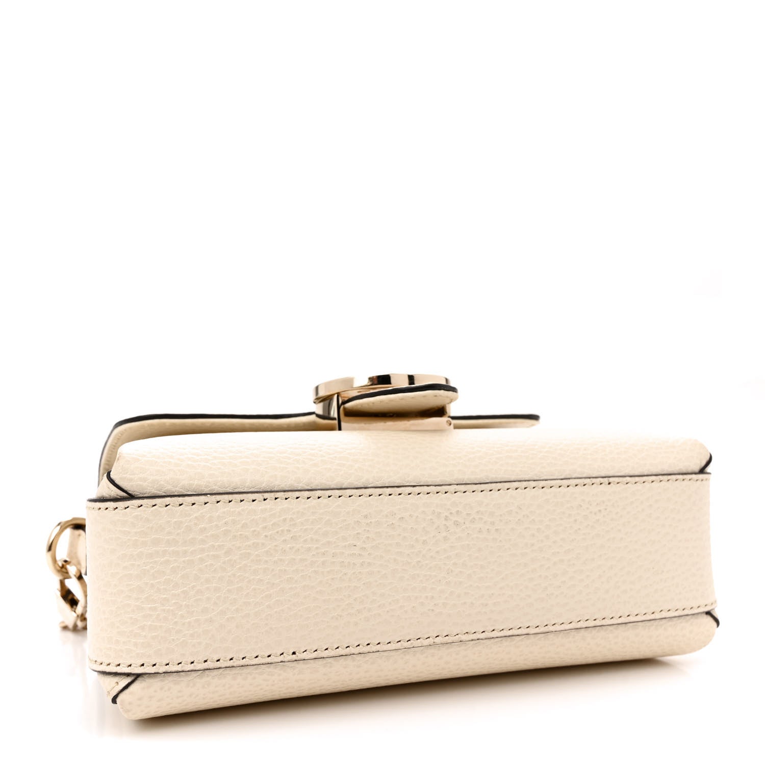 Gucci Dollar Calfskin Interlocking G Crossbody Bag Mystic White 4 of 14