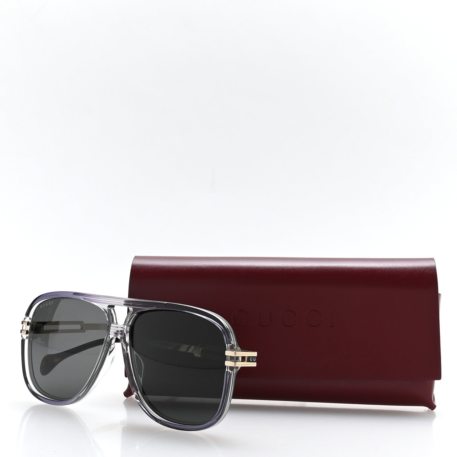 Gucci Navigator Sunglasses GG1105S Black 9 of 9