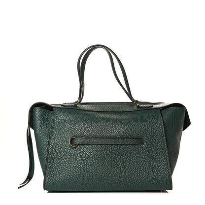 Celine Bullhide Calfskin Small Ring Bag Dark Green 1 of 7